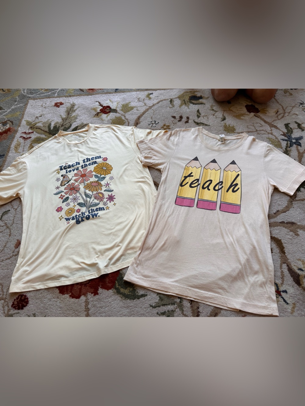 Bundle of 2 Teaching T-Shirts Teacher Small Elementary